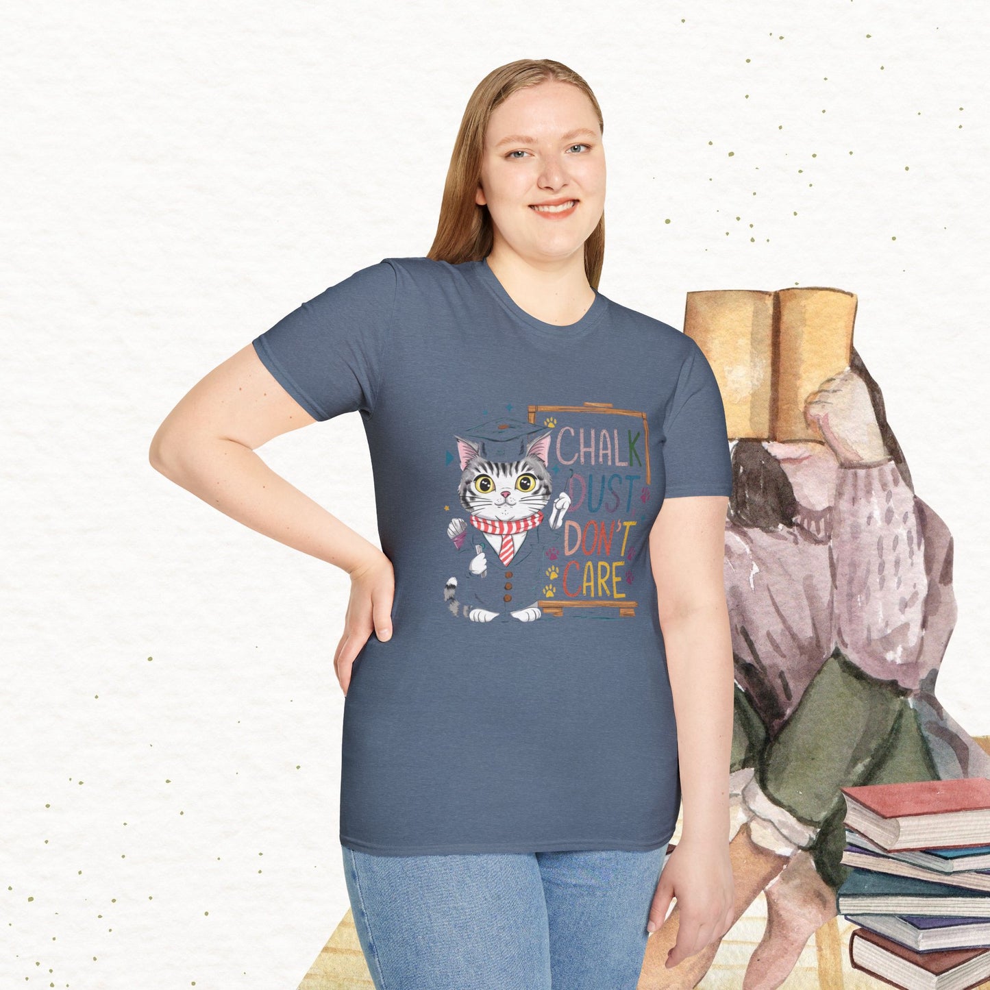 Chalk Dust Don't Care Cotton Tee