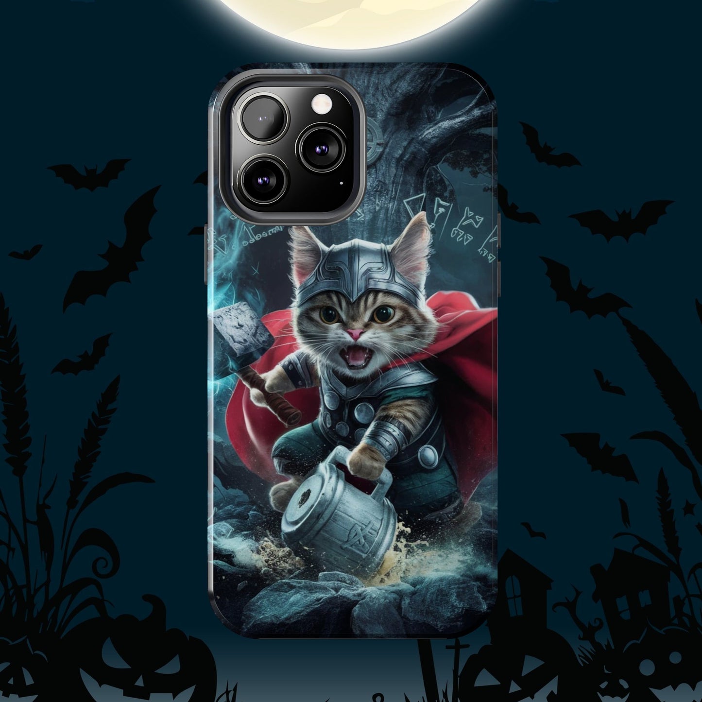 Meow Mjolnir Wireless Charging Support Tough Case