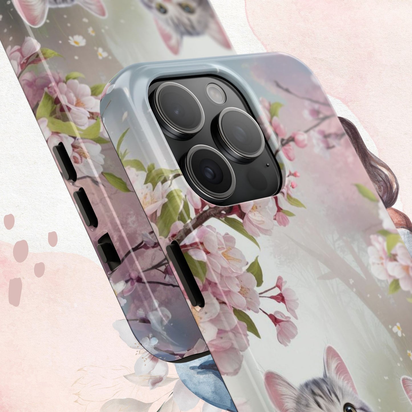 Lavender Lullaby Wireless Charging Support Tough Case