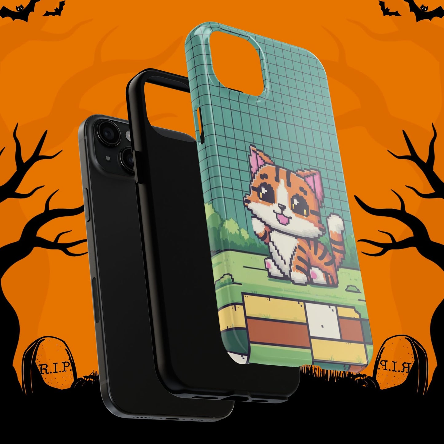Meowmarabilia Wireless Charging Support Tough Case.