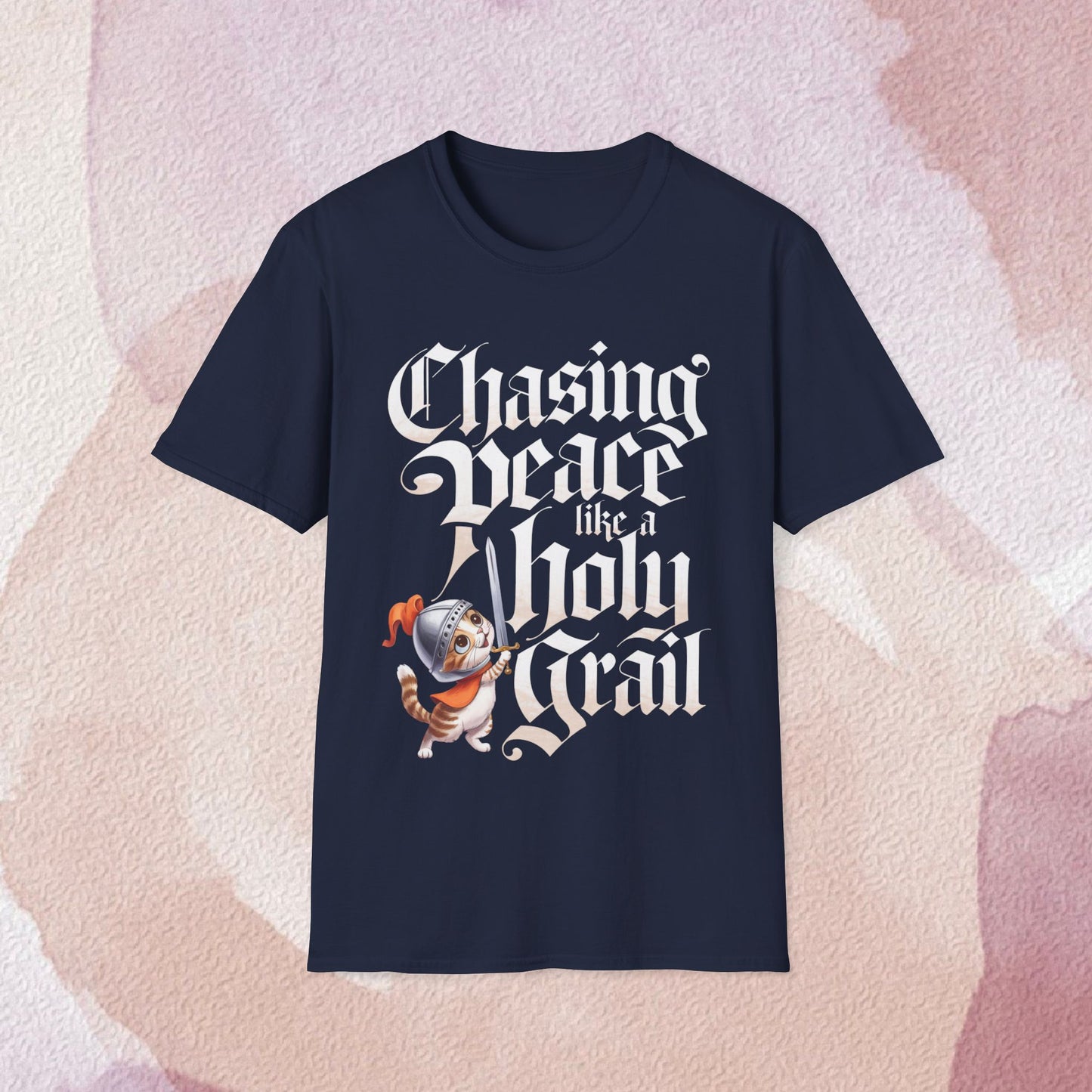 Chasing Peace Like A Holy Grail Unisex Softstyle T-Shirt