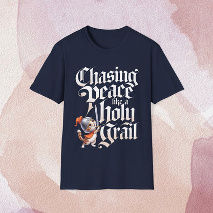 Chasing Peace Like A Holy Grail Unisex Softstyle T-Shirt