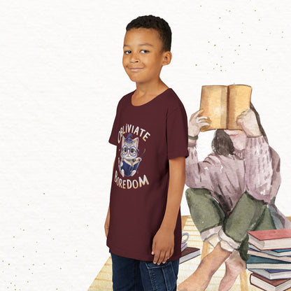 Obliviate Boredom Youth Heavy Cotton T-Shirt