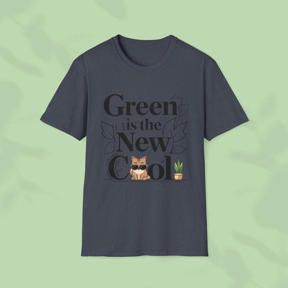 Green Is The New Cool Cotton T-Shirt