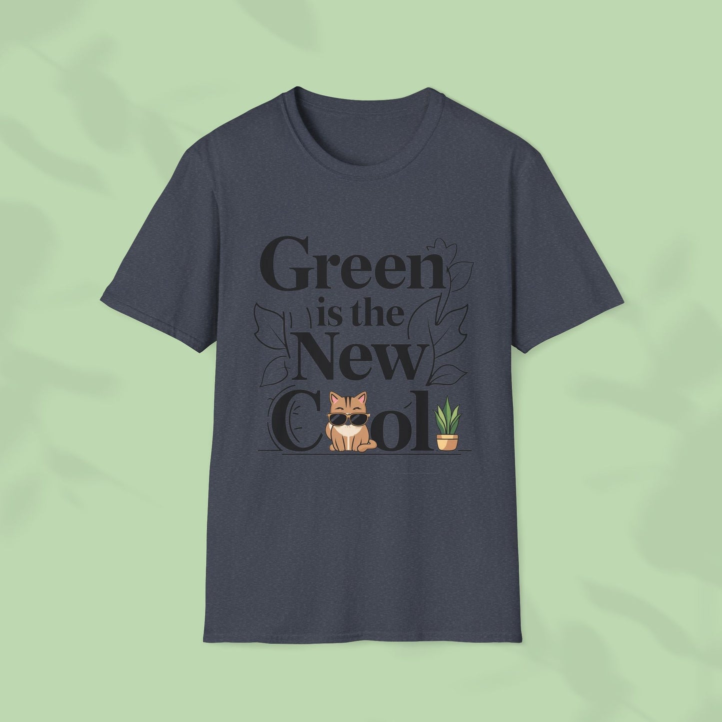 Green Is The New Cool Cotton T-Shirt