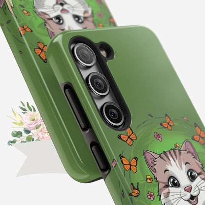 Green Mewsic Wireless Charging Support Tough Case