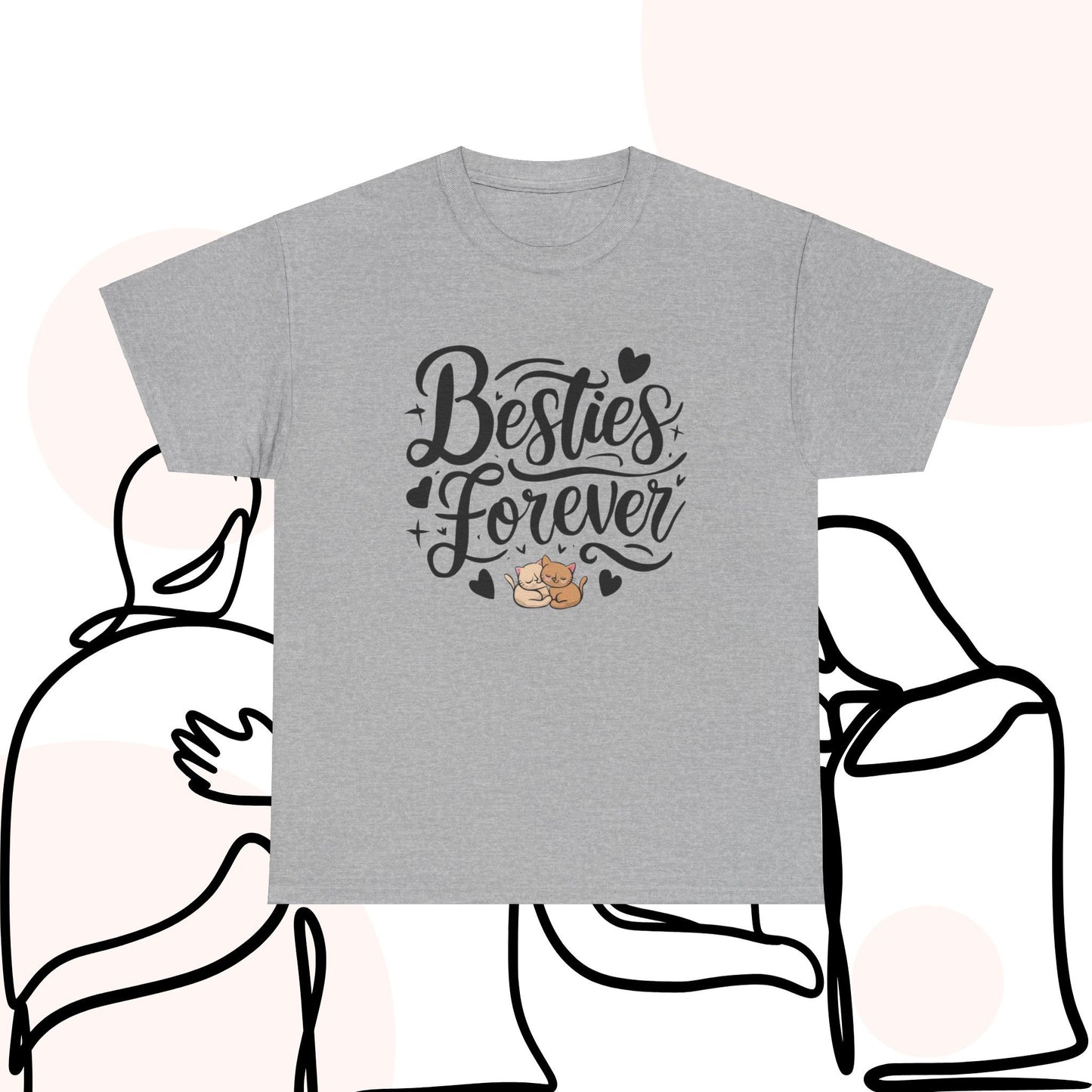 Besties Forever Cotton T-Shirt