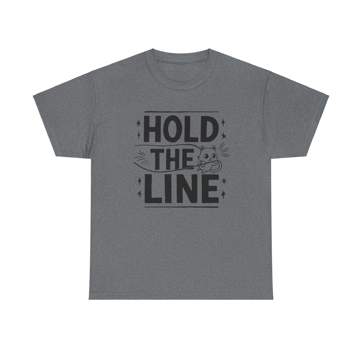 Hold The Line Idiom Cotton T-Shirt
