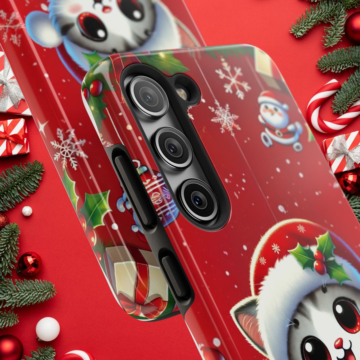 Purrfect Wishes Wireless Charging Support Tough Case