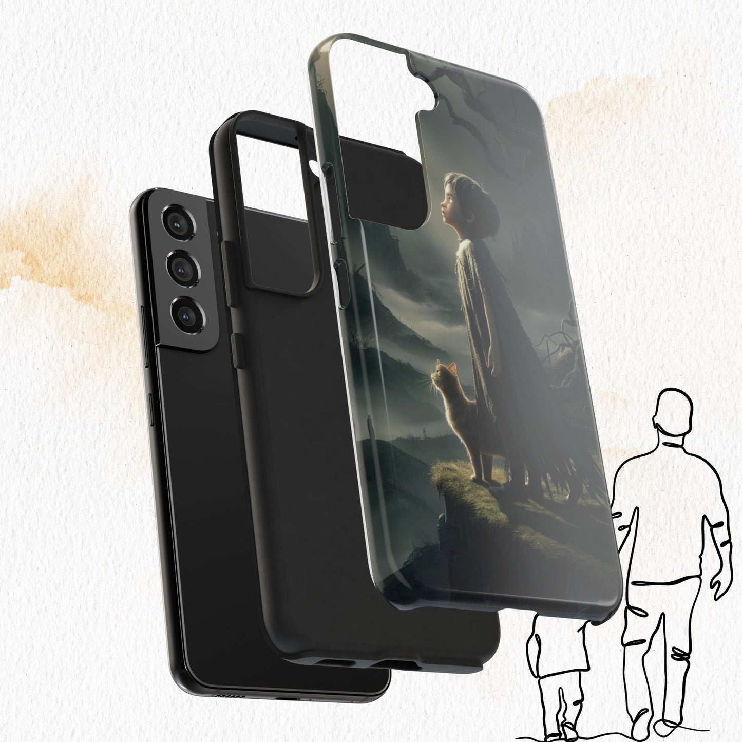 Mini Me Shield Wireless Charging Support Tough Case