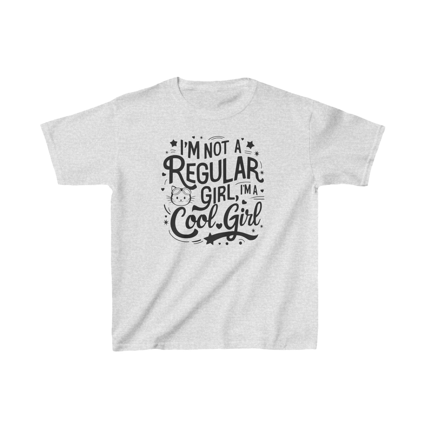 I am Not Regular Girl I am Cool Girls Kid Cotton T-Shirt