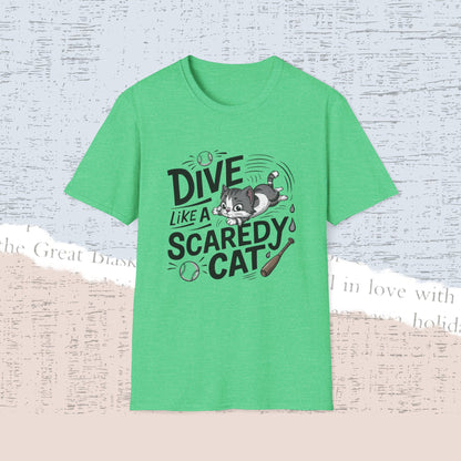 Dive Like Scaredy Cotton Men Tee