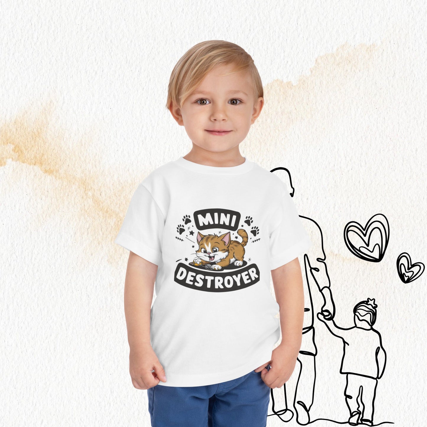 Mini Destroyer Toddler Cotton T-Shirt