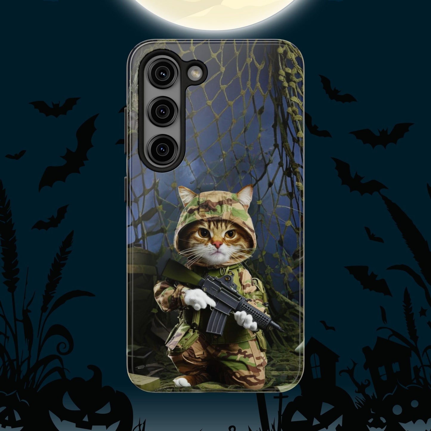 Meowter Armor Wireless Charging Support Tough Case