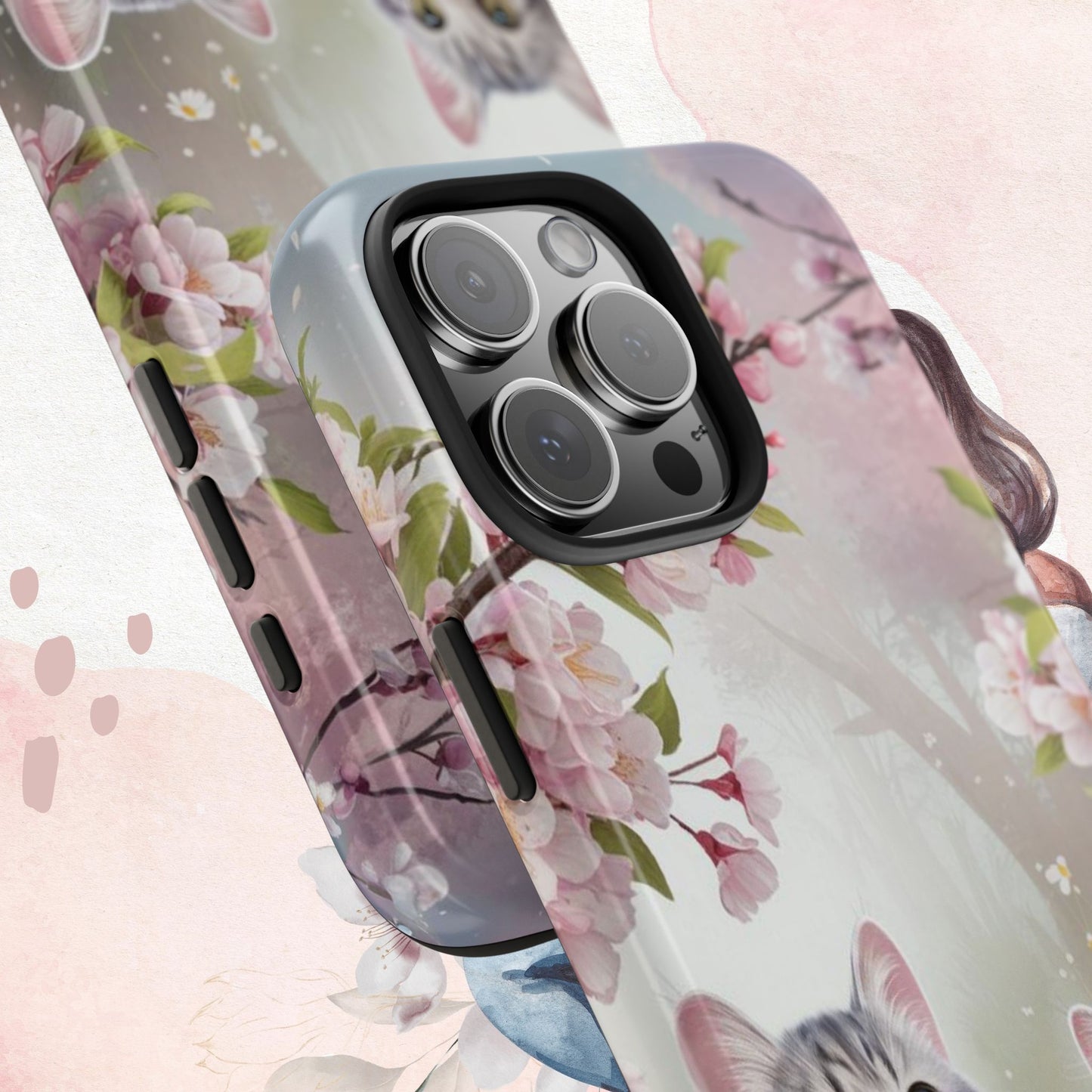 Lavender Lullaby Wireless Charging Support Tough Case