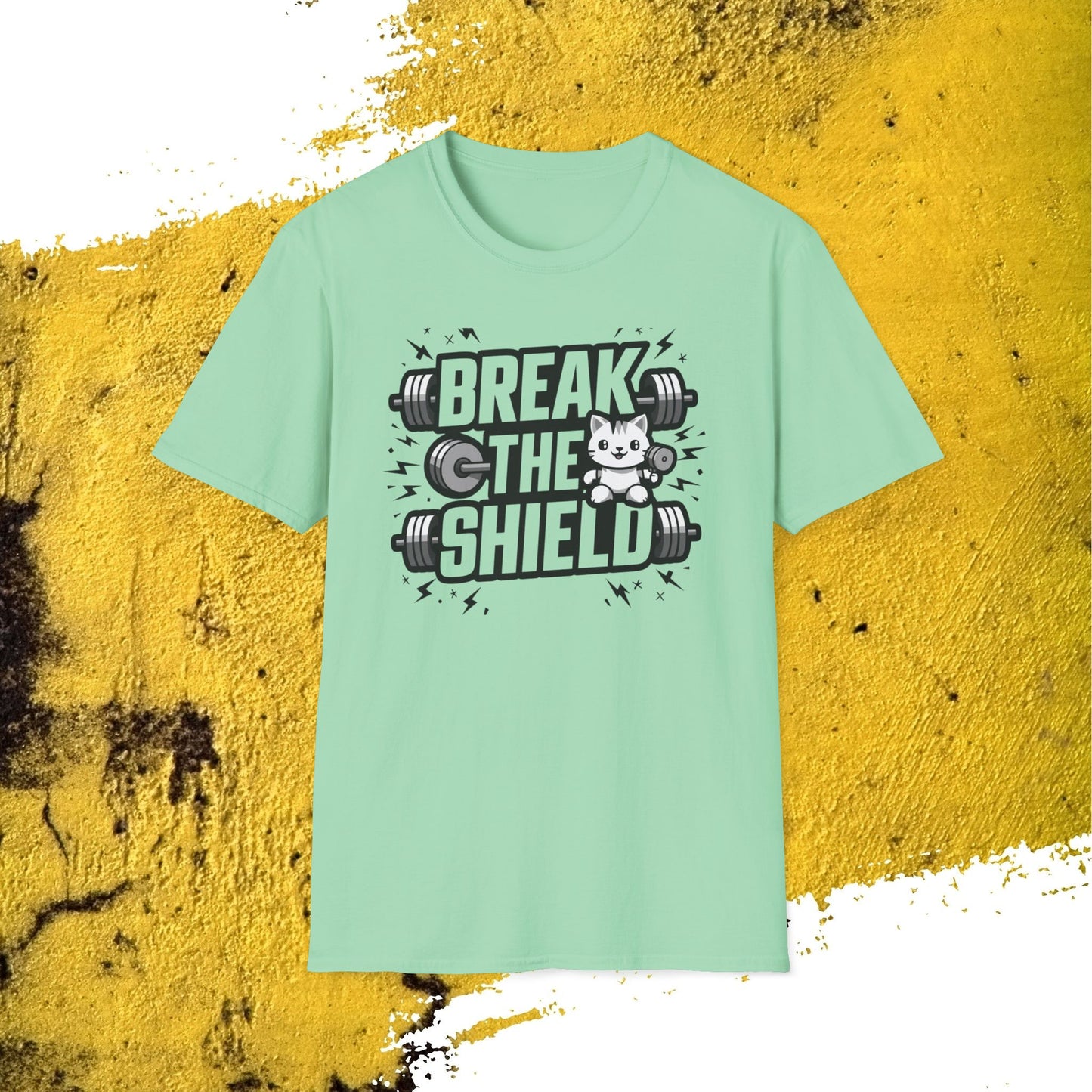 Break The Shield Cotton Men Tee