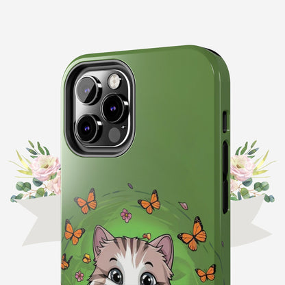Green Mewsic Wireless Charging Support Tough Case