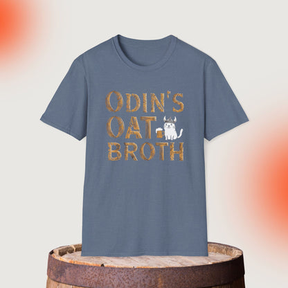 Odin Oat Broth Cotton Crew Neck Men Tshirt