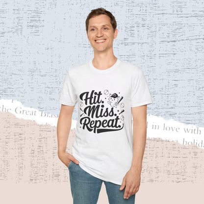 Hit Miss Repeat Cotton Men Tee