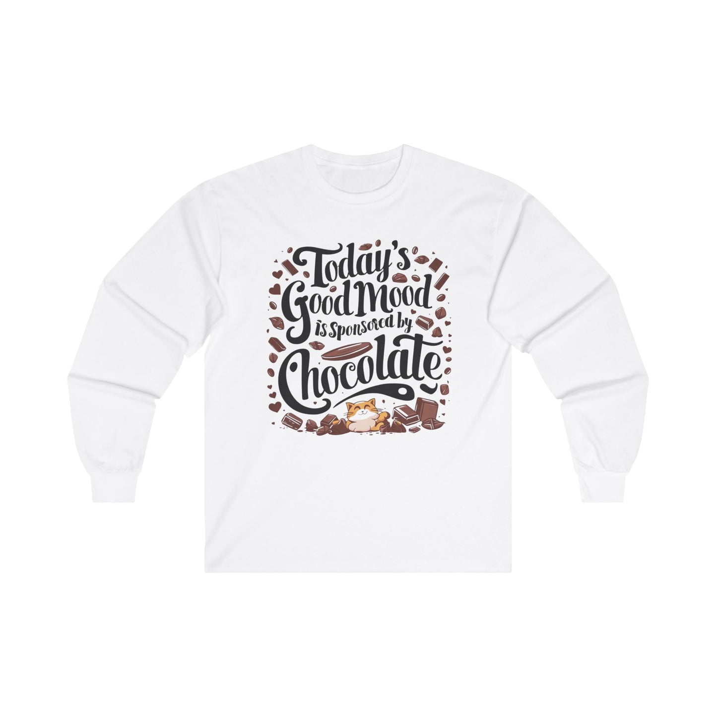 Today Good Mood Cotton Long Sleeve Tshirt