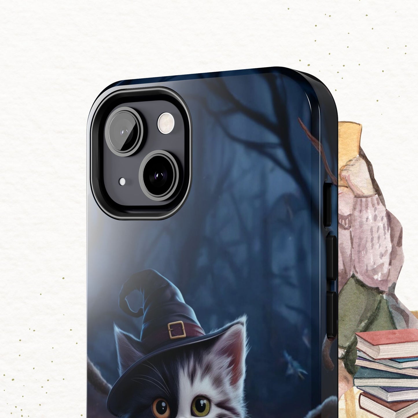 Chrono Catnap Wireless Charging Support Tough Case