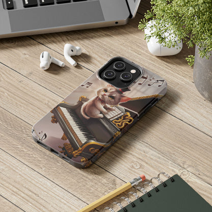 Meowsic Shield Wireless Charging Support Tough Case