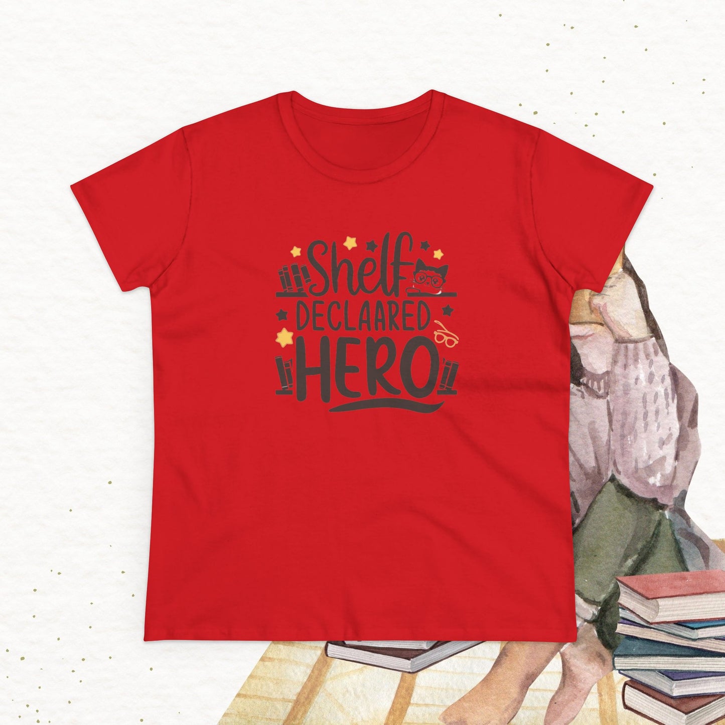 Self Declared Hero Cotton Women Tshirt
