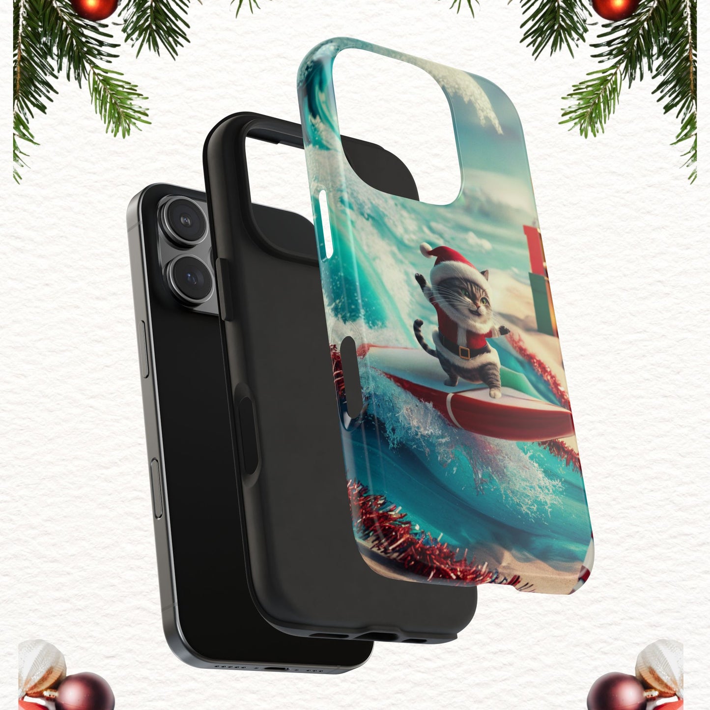 Meow Magic Wireless Charging Support Tough Case.