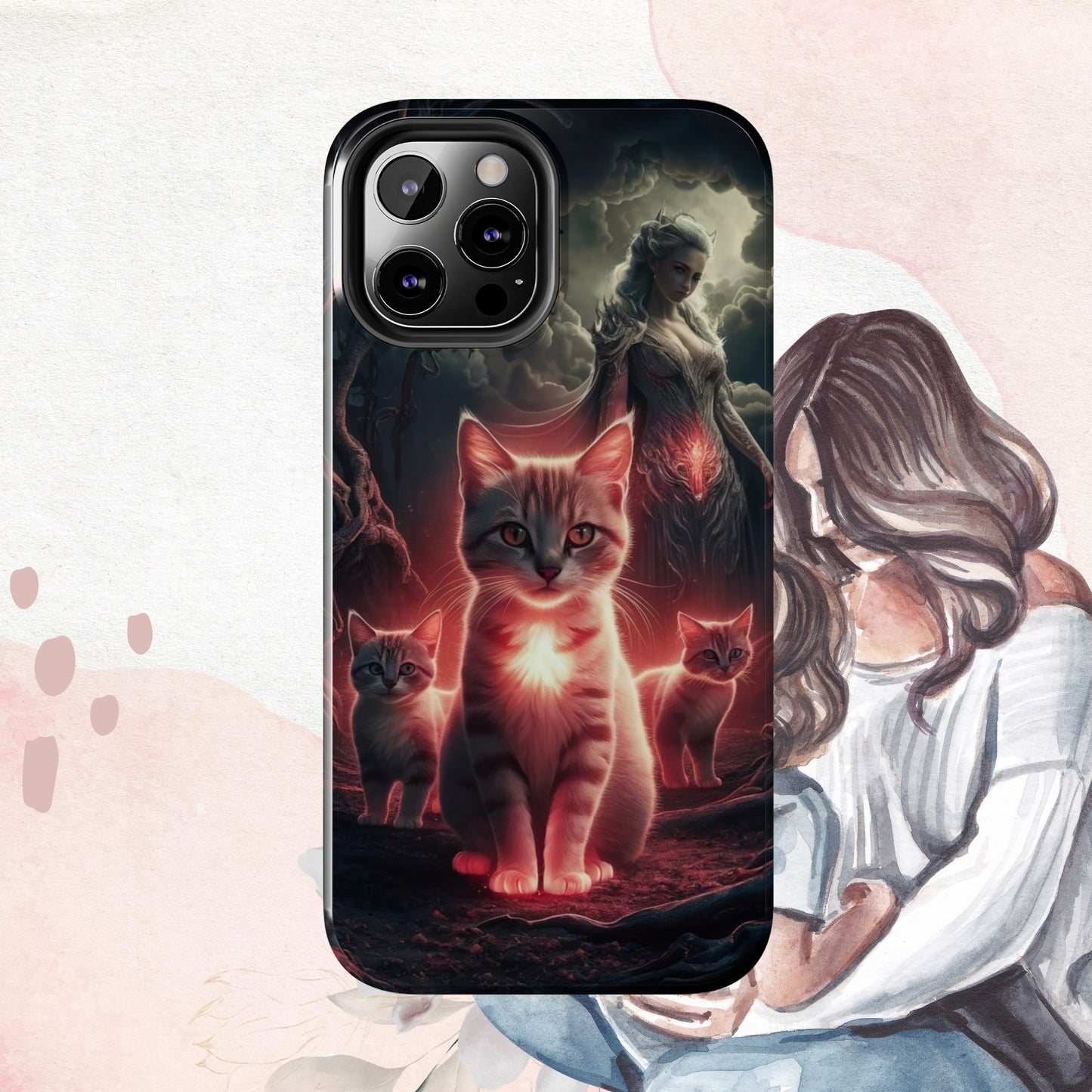 Mama's Mind Meld Wireless Charging Support Tough Case