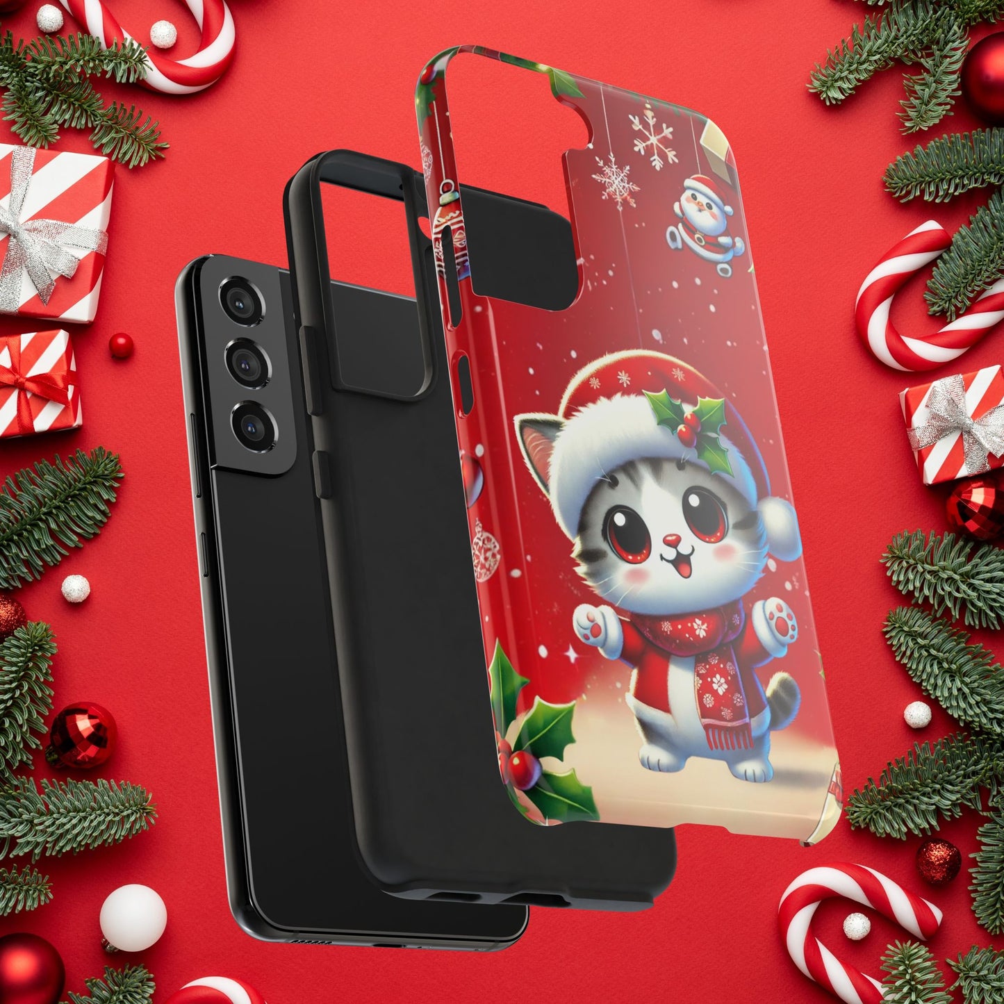 Purrfect Wishes Wireless Charging Support Tough Case
