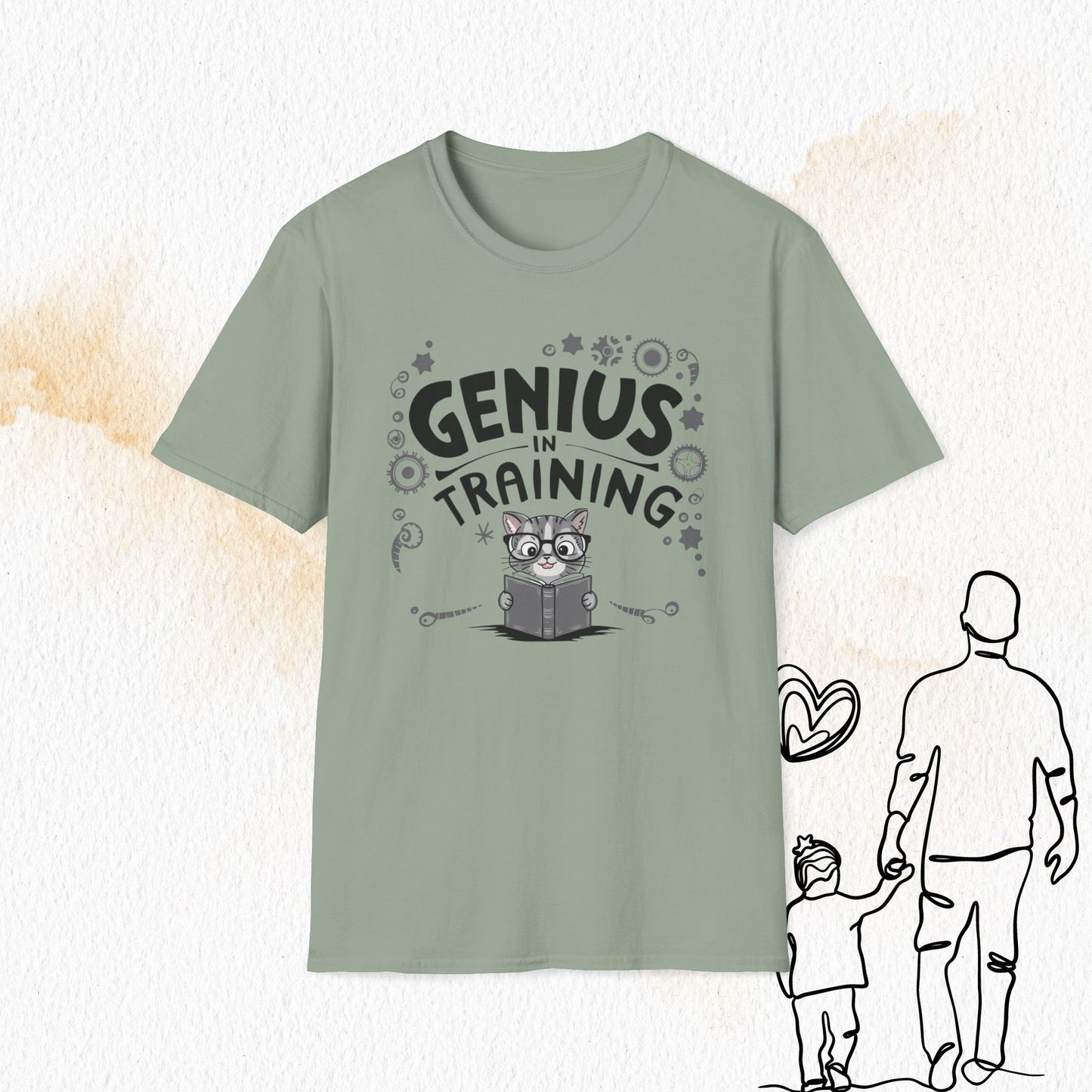 Genius In Training Cotton Men T-Shirt
