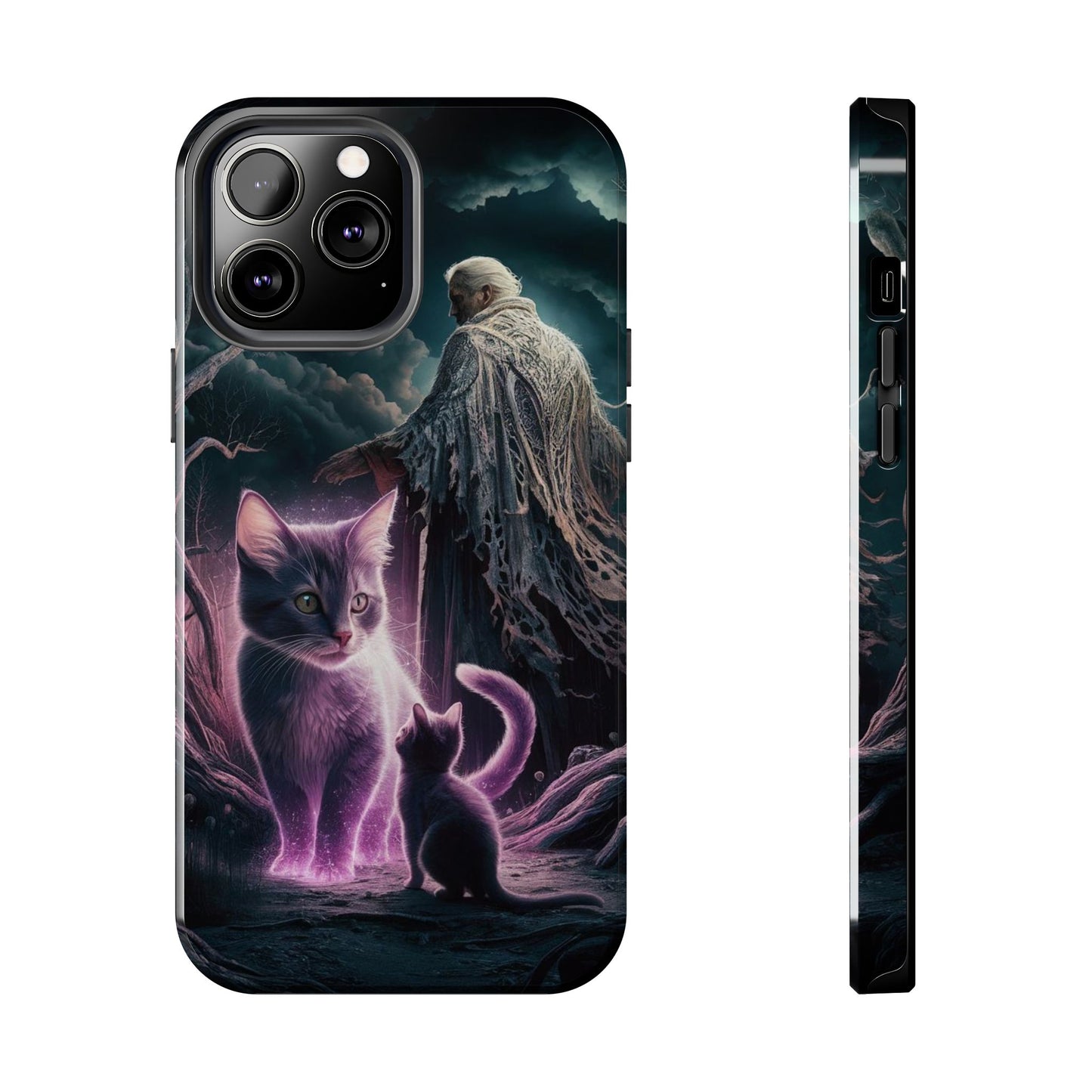 Meowmoirs Wireless Charging Support Tough Case