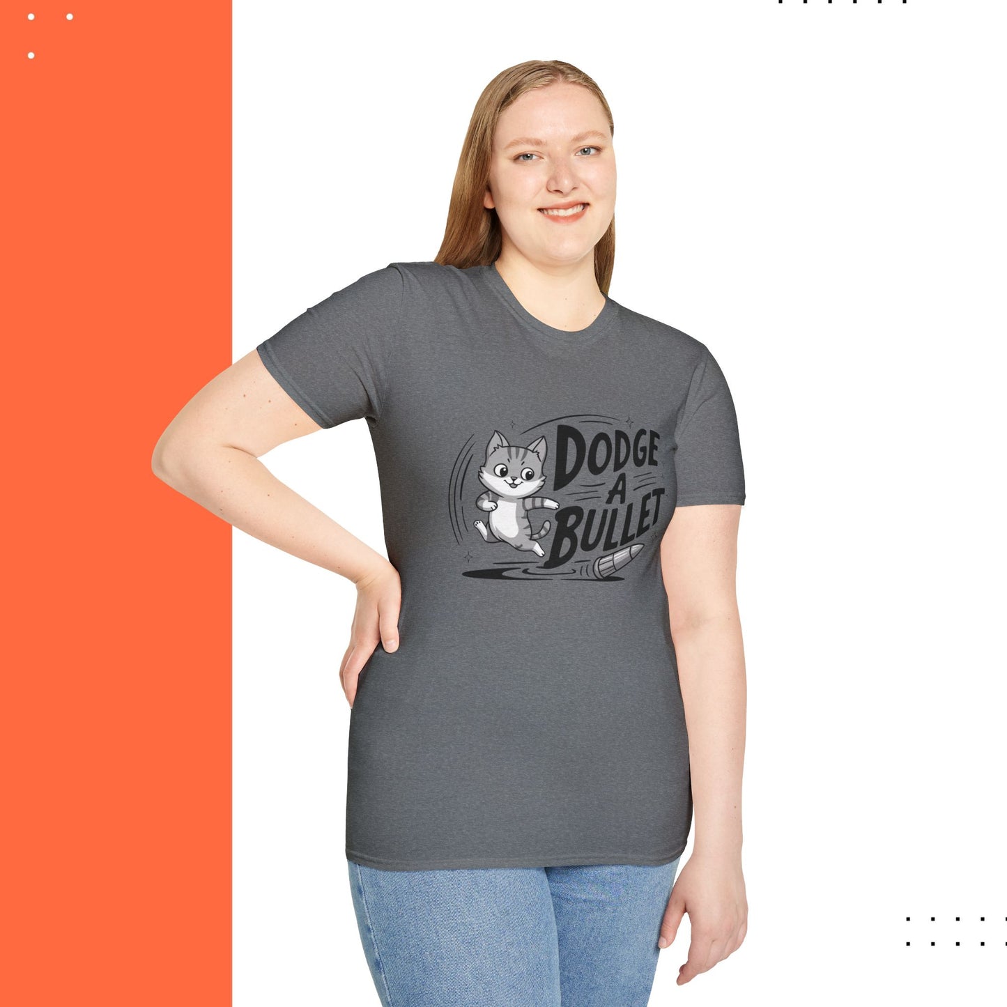 Dodge A Bullet Idiom Cotton T-Shirt