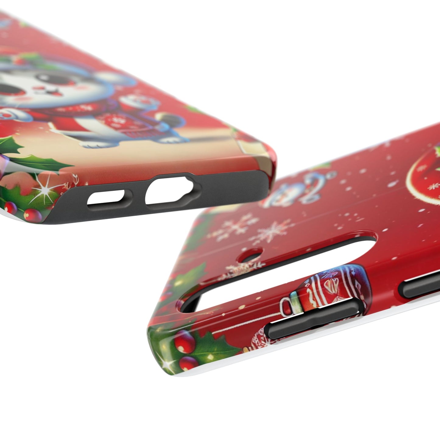 Purrfect Wishes Wireless Charging Support Tough Case