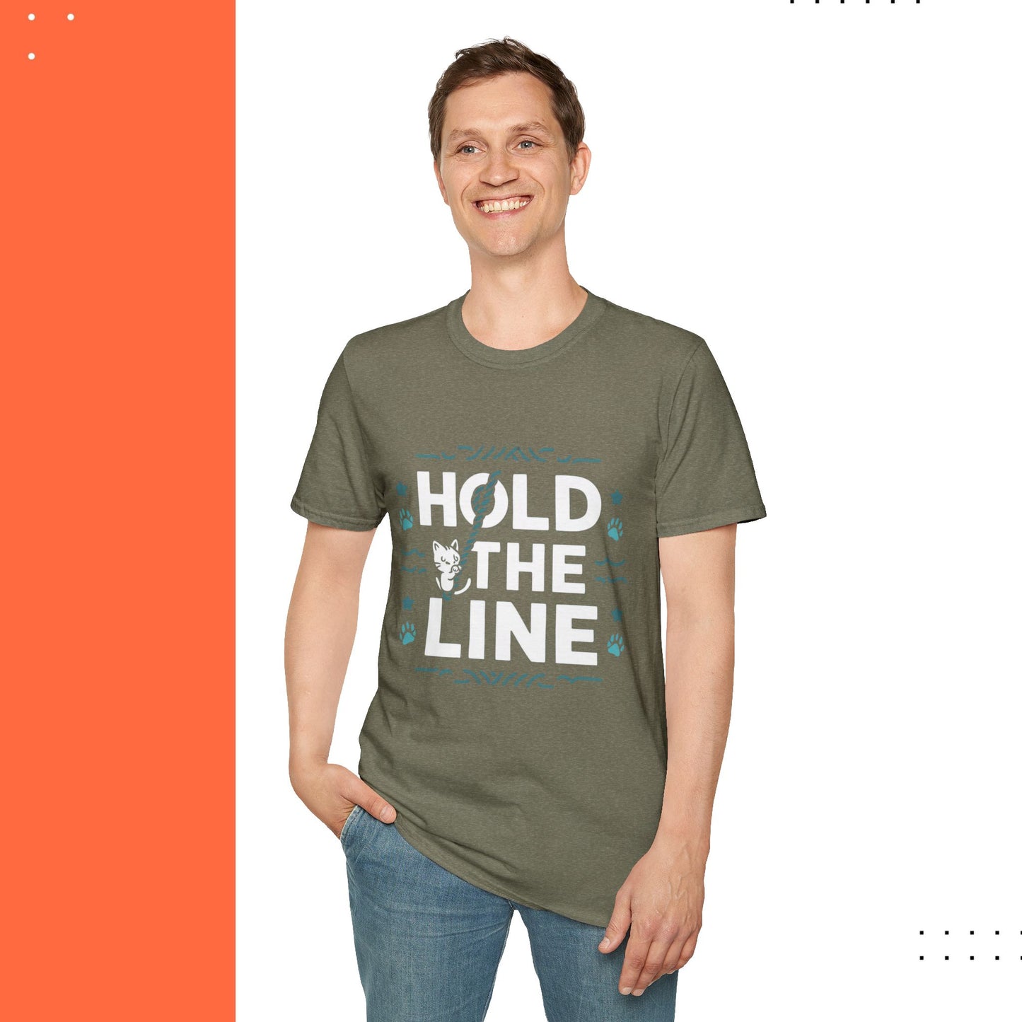 Hold The Line Cotton Tee