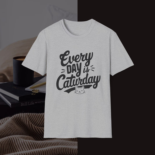 Everyday Caturday Cotton Men Tees