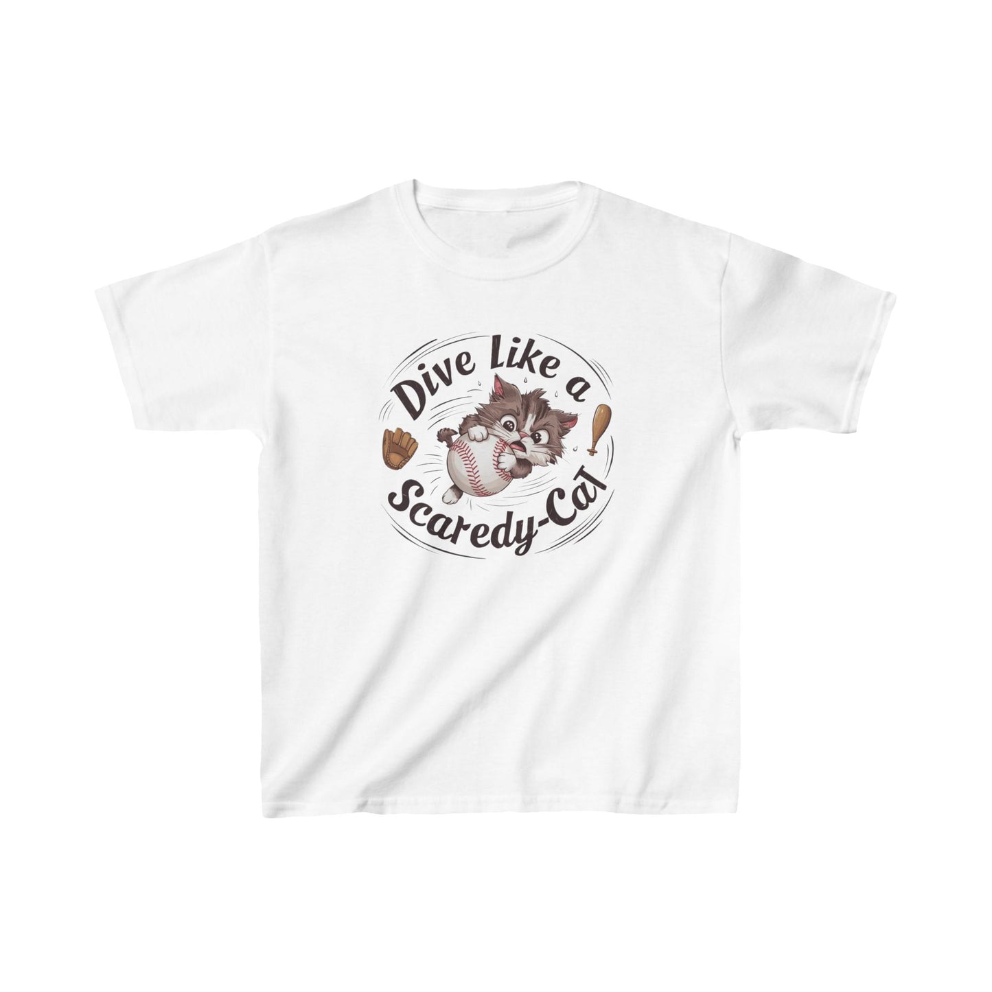 Dive Like Scaredy kid Cotton T-Shirt