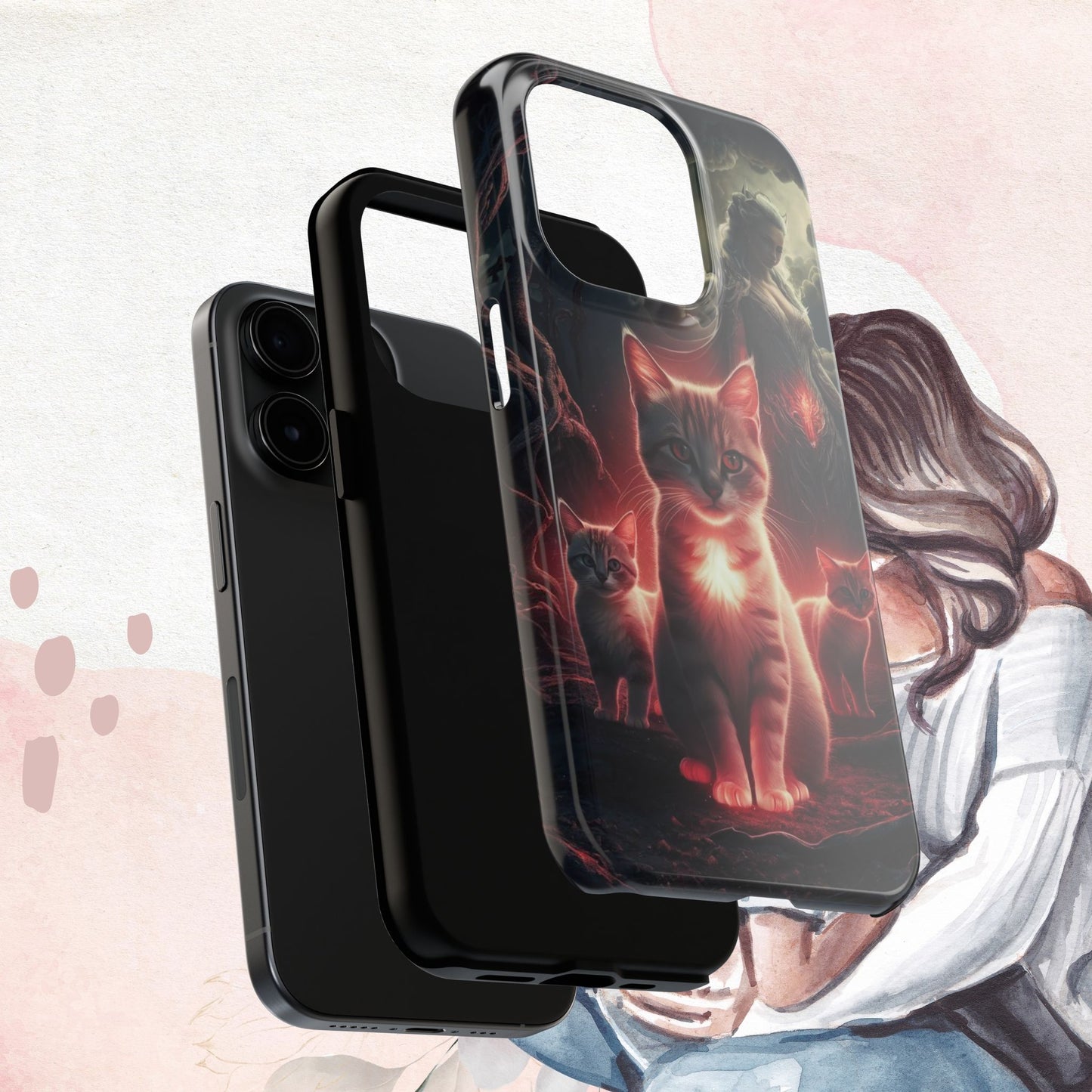 Mama's Mind Meld Wireless Charging Support Tough Case