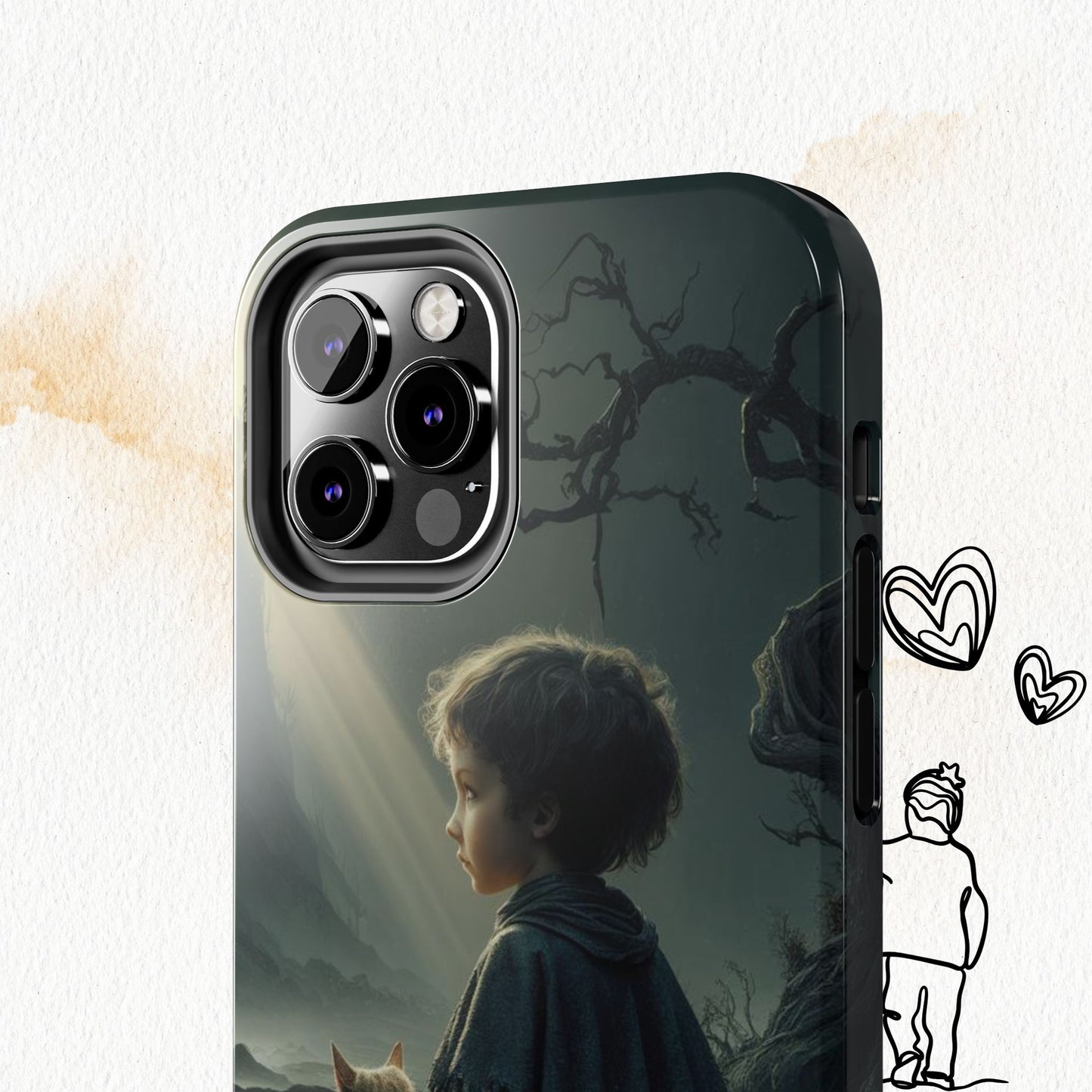 Meowtime Mate Wireless Charging Support Tough Case.