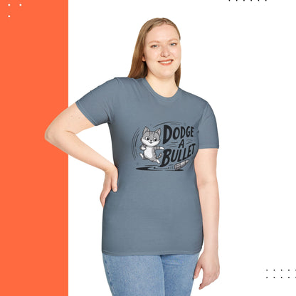 Dodge A Bullet Idiom Cotton T-Shirt