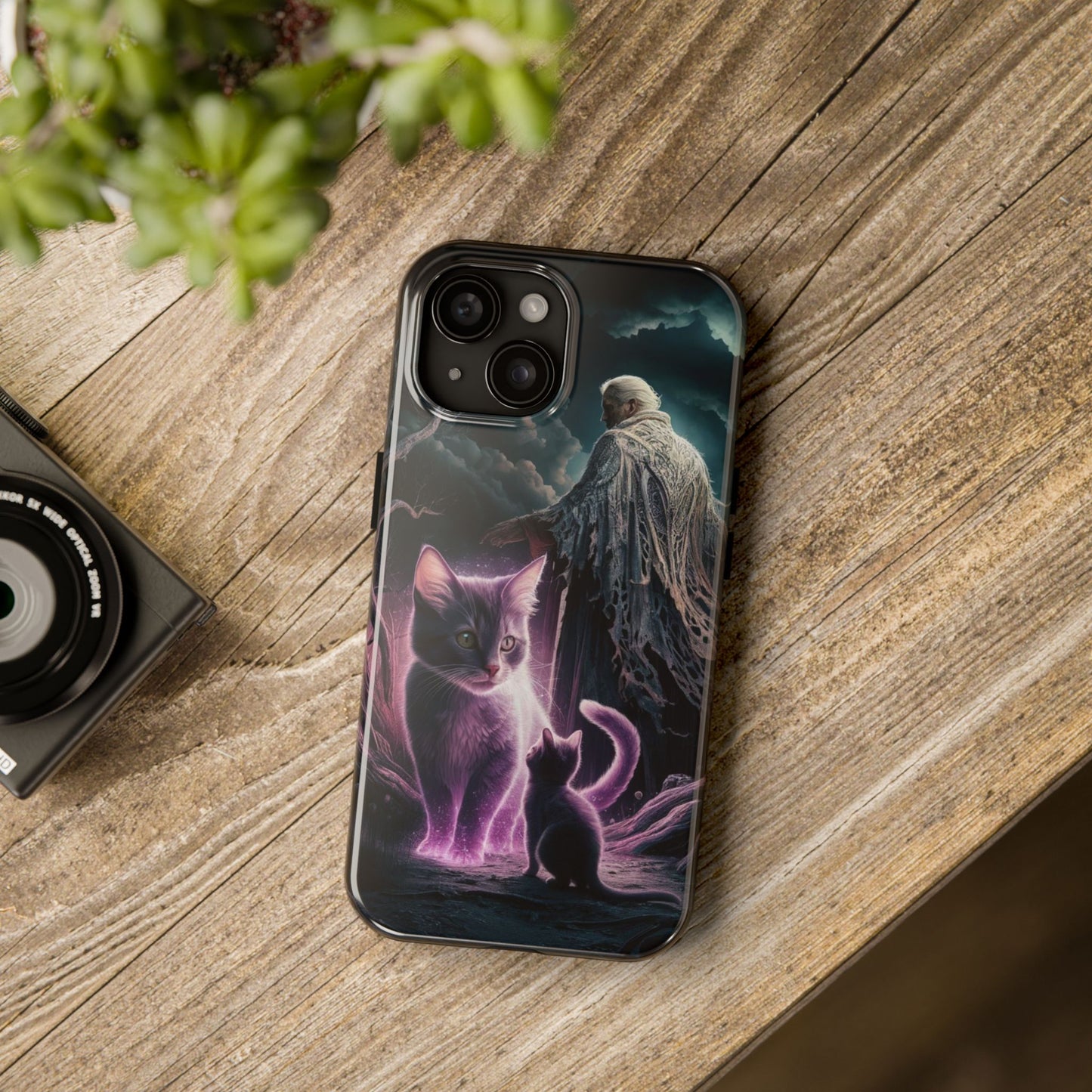 Meowmoirs Wireless Charging Support Tough Case