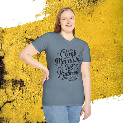 Climb Mountain Cotton T-Shirt