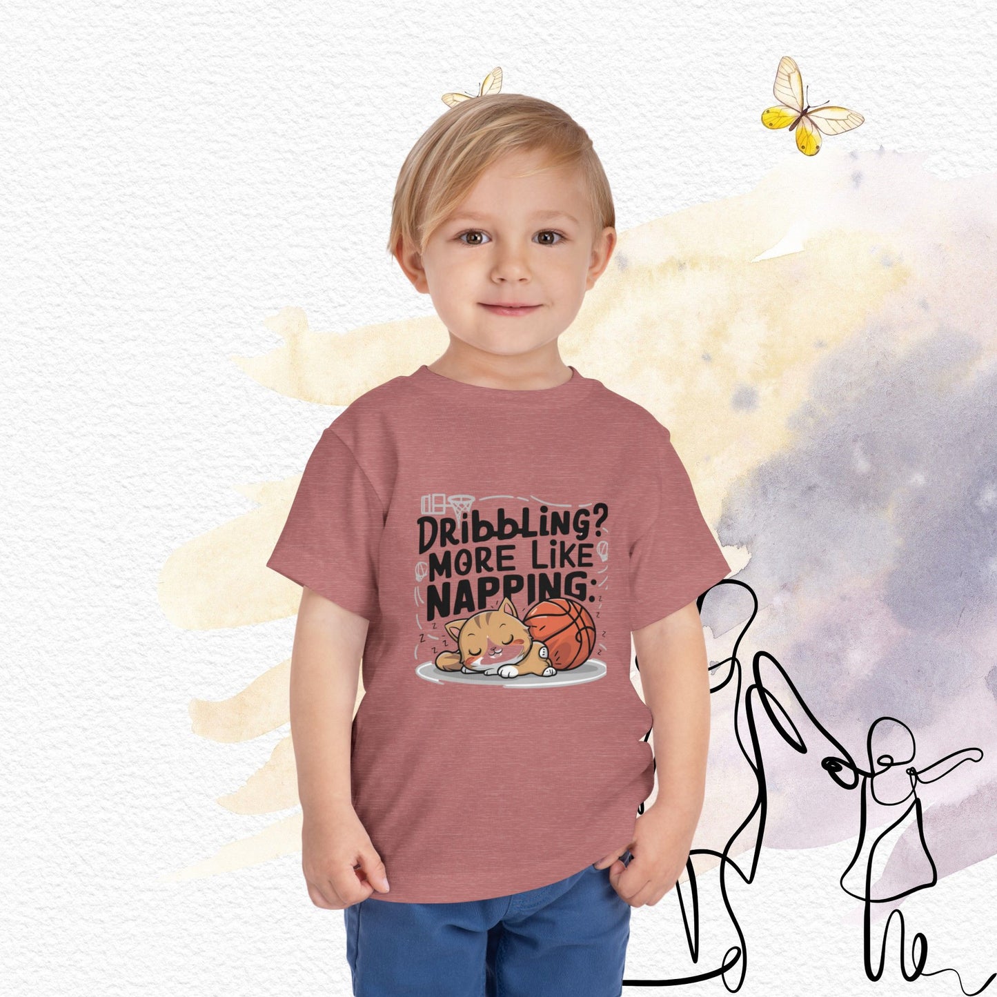 Dribbling More Like Napping Toddler Cotton T-Shirt