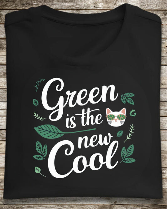 Green Is The New Cool Nature Cotton Tee