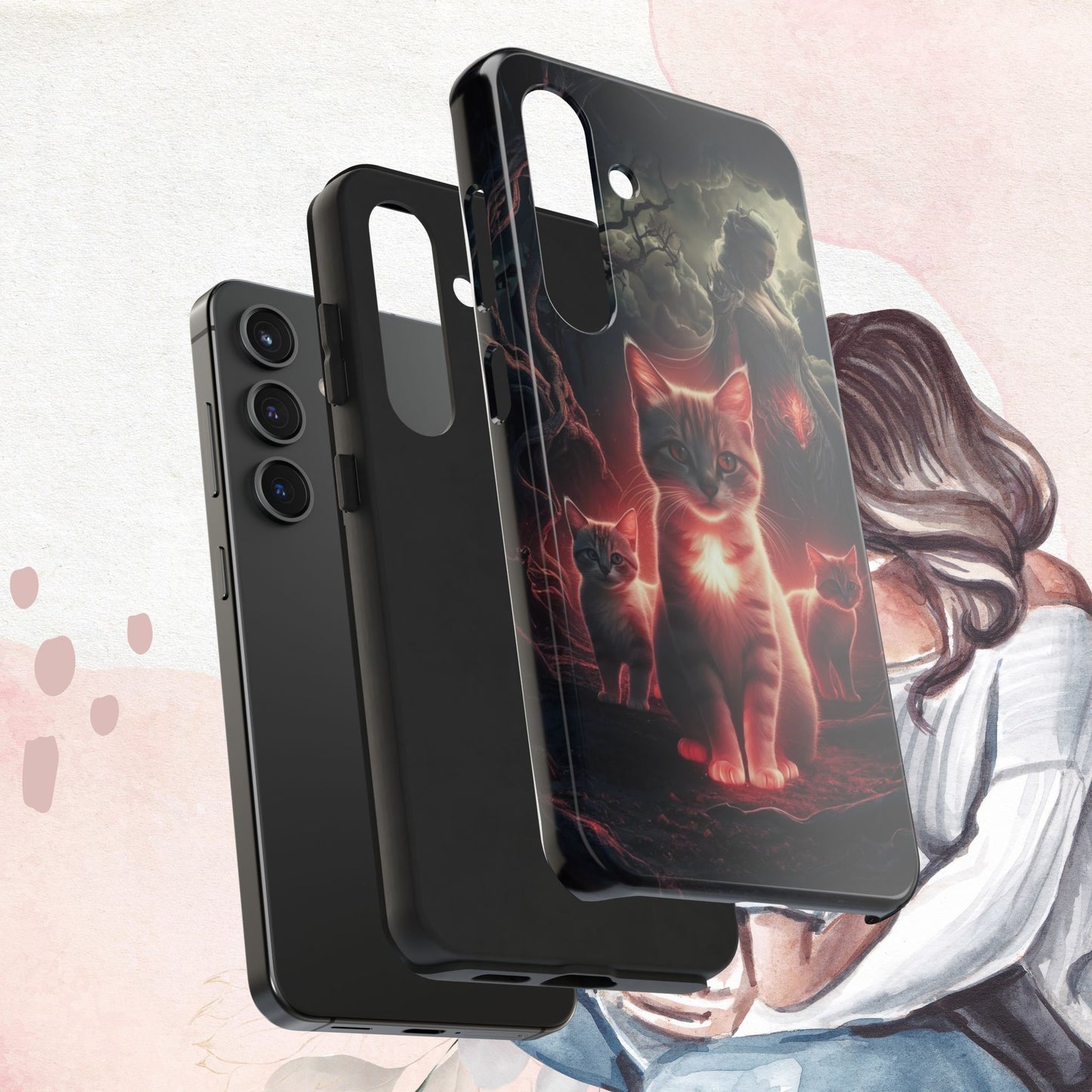Mama's Mind Meld Wireless Charging Support Tough Case