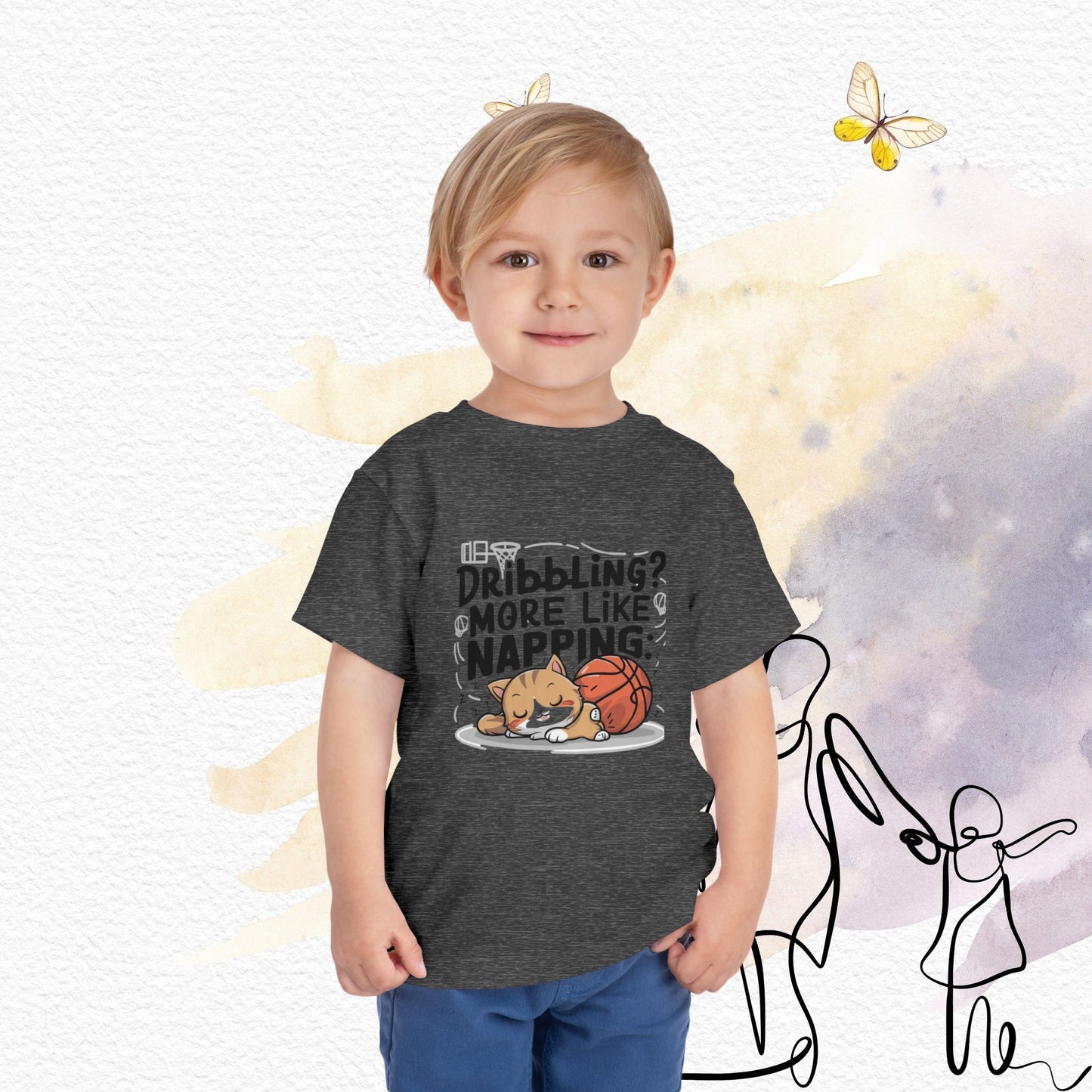 Dribbling More Like Napping Toddler Cotton T-Shirt