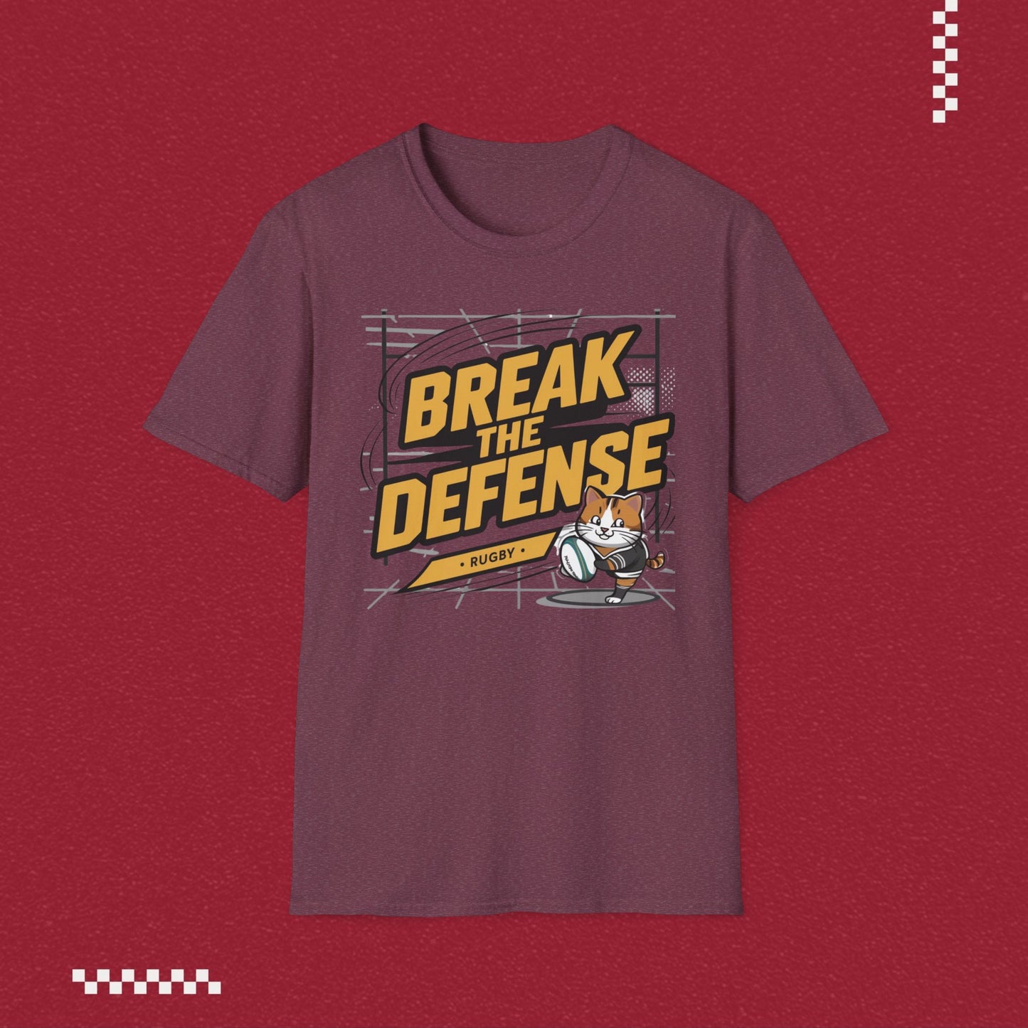 Break The Defence Crew Neck Cotton Men Tshirt