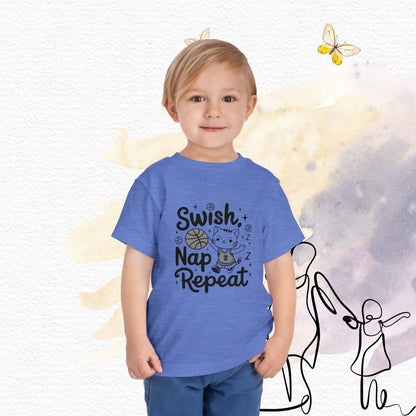 Swish Nap Repeat Toddler Cotton  T-Shirt