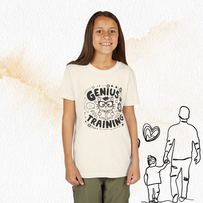 Genius In Training Youth Heavy Cotton T-Shirt