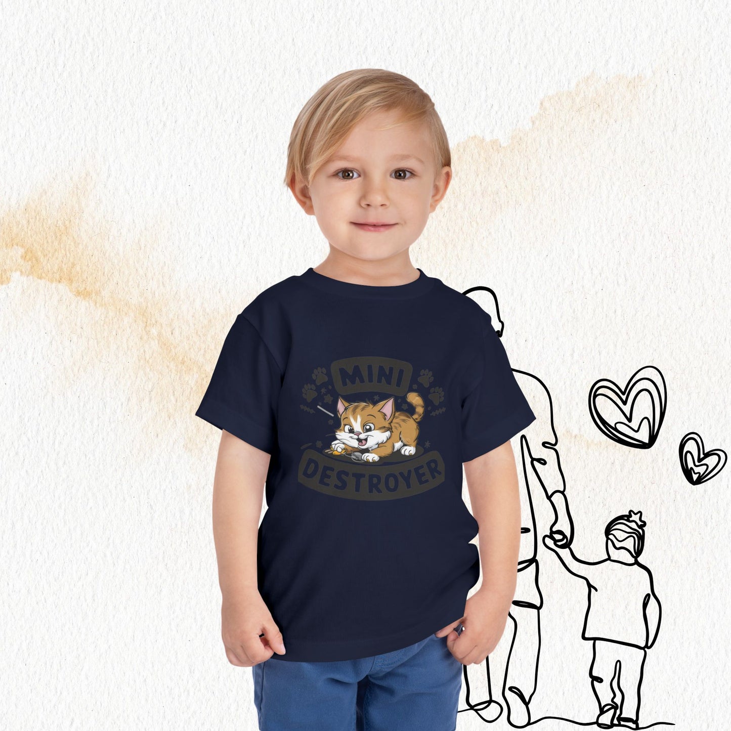 Mini Destroyer Toddler Cotton T-Shirt